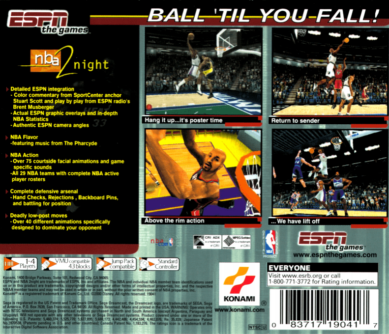 ESPN NBA 2Night — box-2D-back (US)