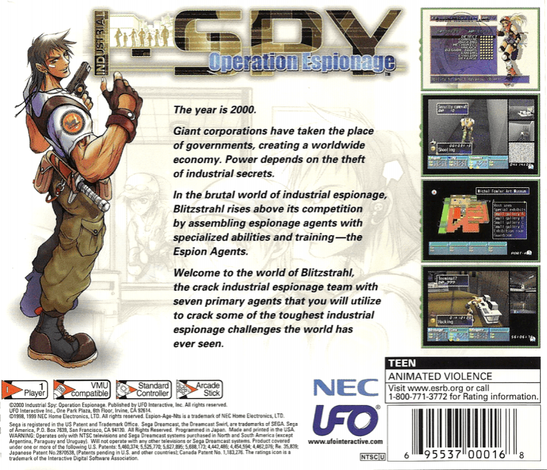 Espion-age-nts — box-2D-back (US)
