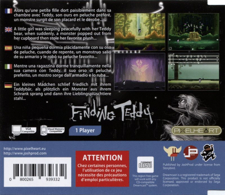 Finding Teddy — box-2D-back (EU)
