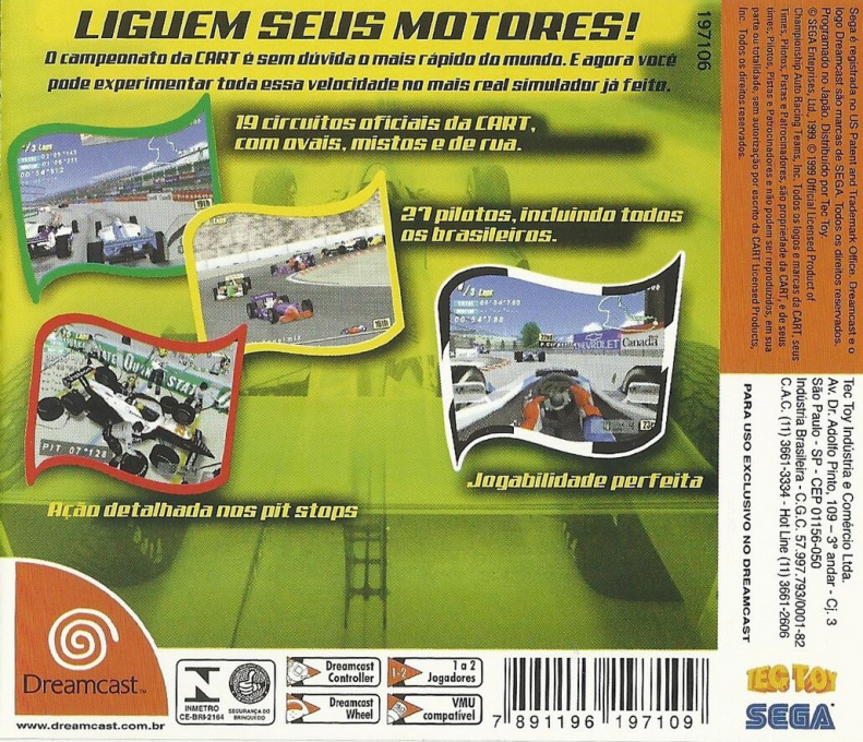 Super Speed Racing — box-2D-back (BR)