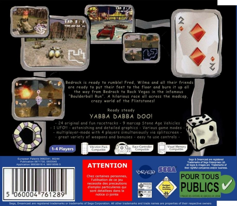 The Flintstones in Viva Rock Vegas — box-2D-back (CUS)