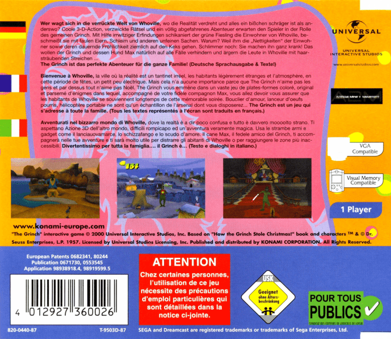 Grinch, The — box-2D-back (EU)