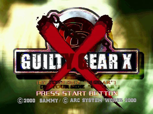 Guilty Gear X — sstitle (JP)