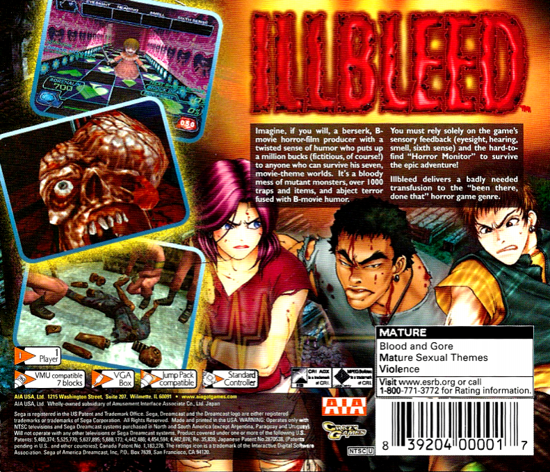 Illbleed — box-2D-back (US)