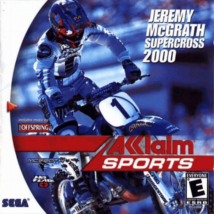 Jeremy McGrath Supercross 2000 box art