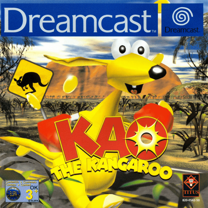 KAO The Kangaroo — box-2D (EU)