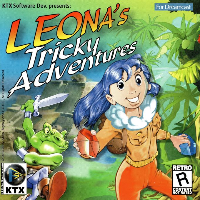 Leona's Tricky Adventures box art