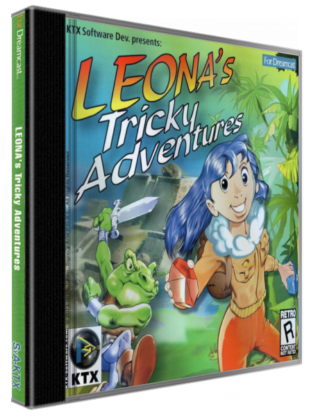 Leona's Tricky Adventures — box-3D (WOR)