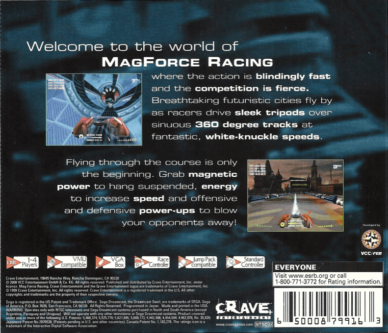 Magforce Racing — box-2D-back (US)
