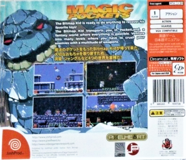 Magic Pockets — box-2D-back (JP)