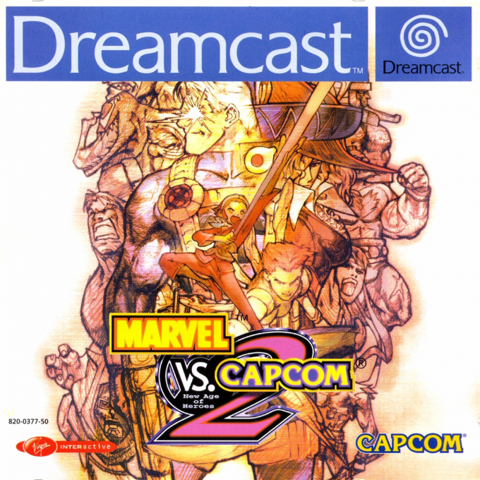 Marvel vs. Capcom 2 - New Age of Heroes — box-2D (EU)