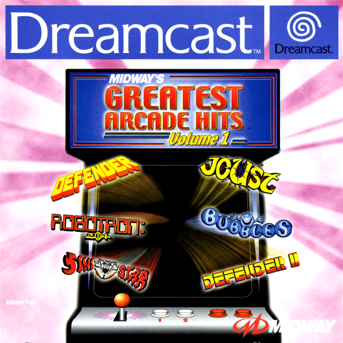 Midway's Greatest Arcade Hits Volume 1 — box-2D (EU)