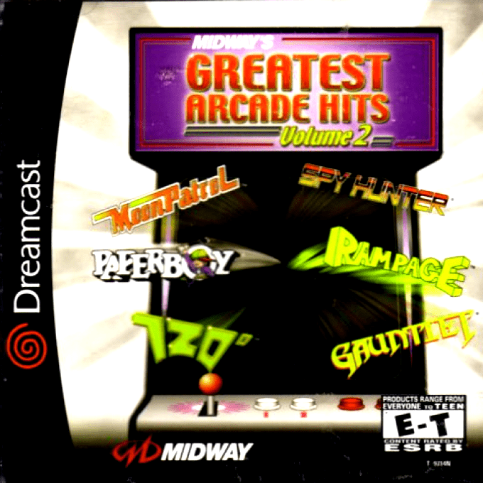 Midway's Greatest Arcade Hits Volume 2 box art