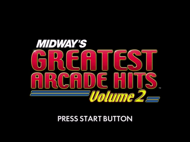 Midway's Greatest Arcade Hits Volume 2 — sstitle (US)