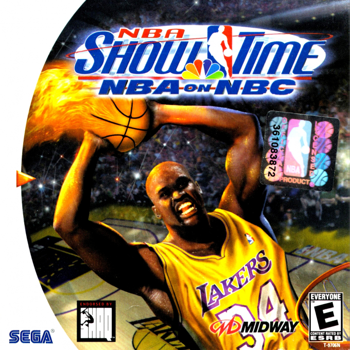 NBA Showtime - NBA on NBC box art