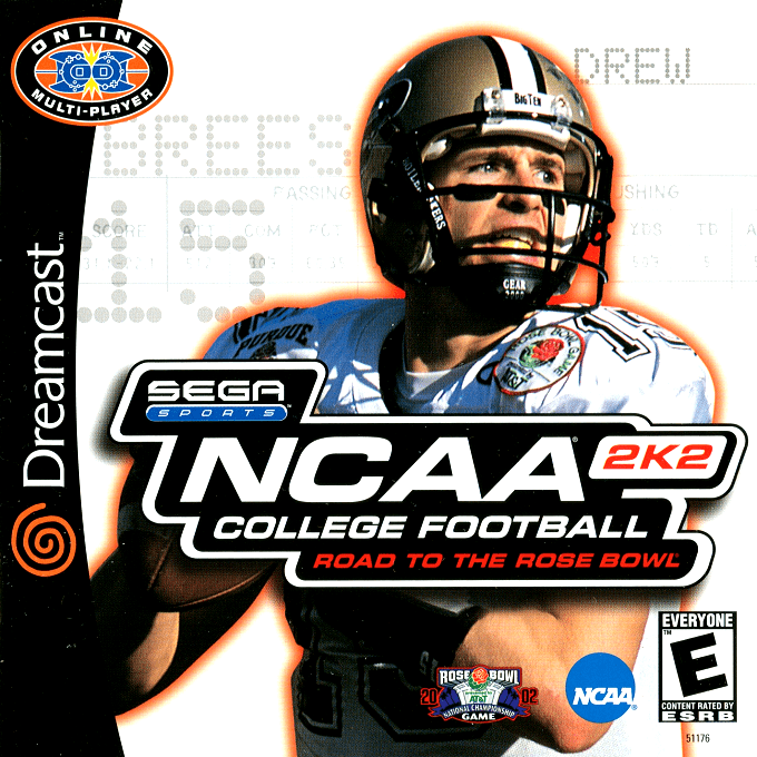 NCAA College Football 2K2 box art