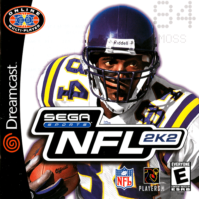 NFL 2K2 box art
