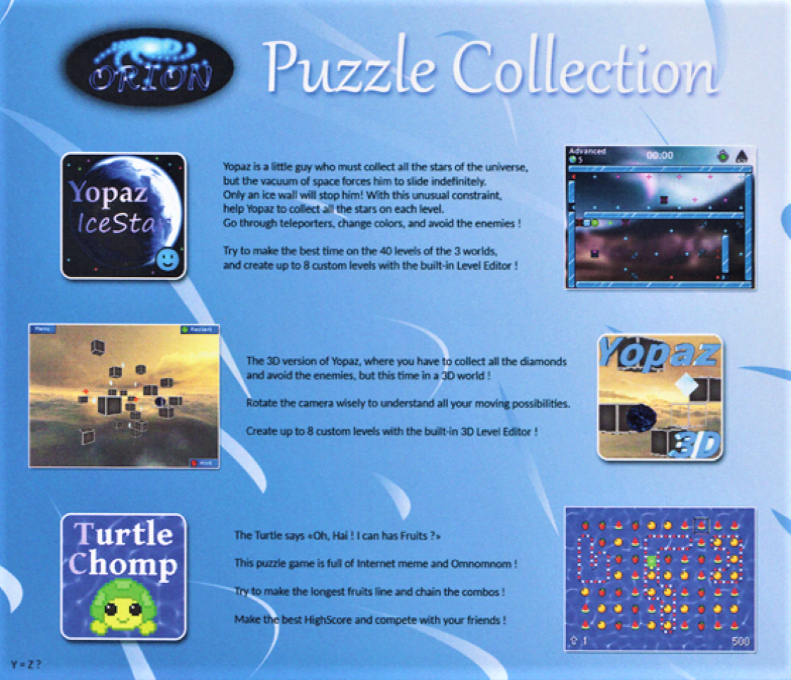 Orion's Puzzle Collection — box-2D-back (FR)