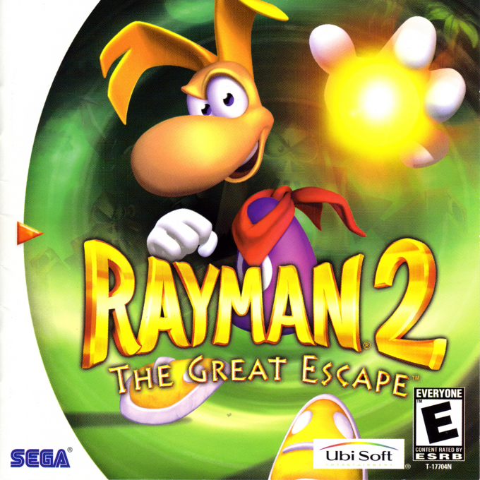 Rayman 2 - The Great Escape box art