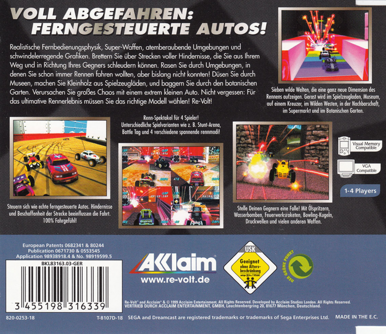 Re-Volt — box-2D-back (DE)