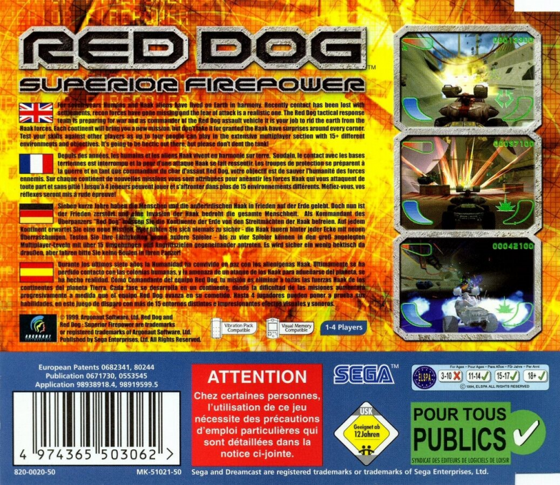 Red Dog - Superior Firepower — box-2D-back (EU)