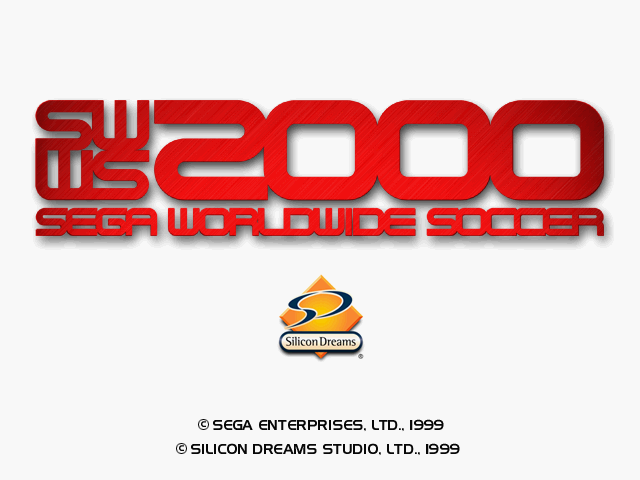 Sega Worldwide Soccer 2000 — sstitle (EU)