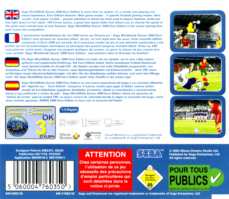 Sega Worldwide Soccer 2000 - Euro Edition — box-2D-back (EU)