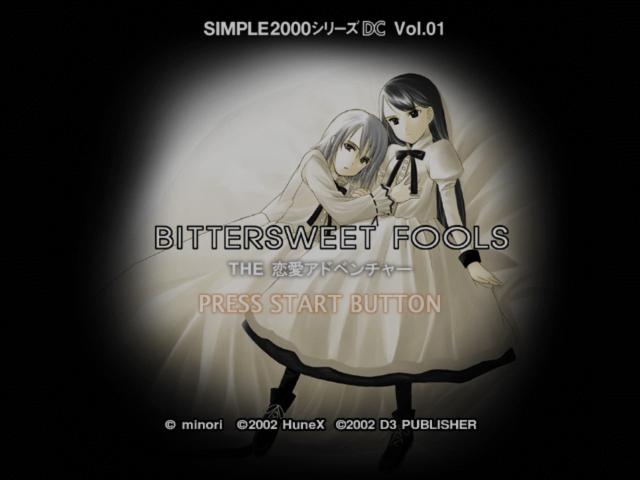 Simple 2000 Series DC Vol.01 - Bitter Sweet Fools - The Renai Adventure — sstitle (JP)