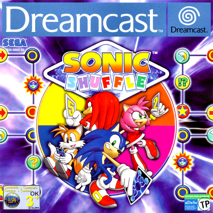 Sonic Shuffle — box-2D (EU)