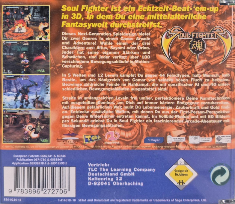 Soul Fighter — box-2D-back (DE)