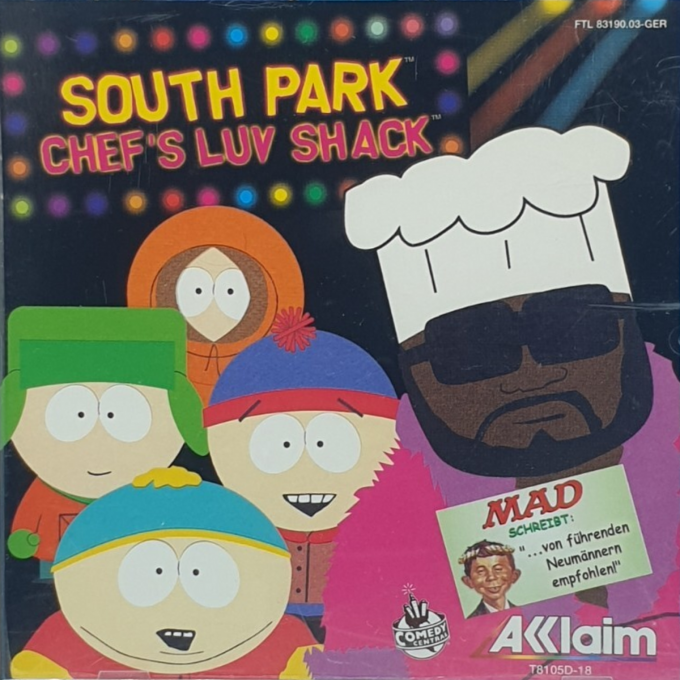 South Park - Chef's Luv Shack — box-2D (DE)