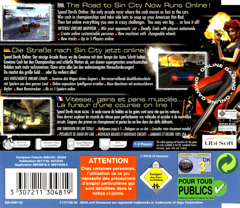 Speed Devils Online Racing — box-2D-back (EU)