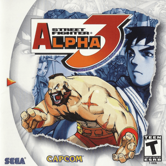 Street Fighter Alpha 3 box art