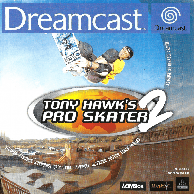 Tony Hawk's Pro Skater 2 — box-2D (EU)