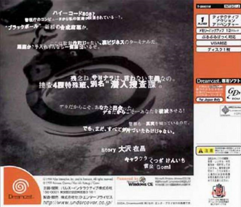 UnderCover AD2025 Kei — box-2D-back (JP)
