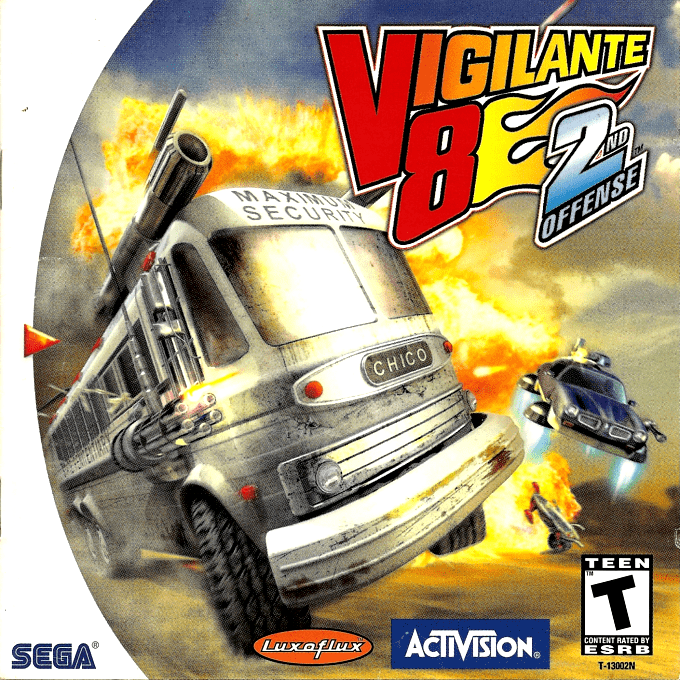 Vigilante 8 - 2nd Offense box art