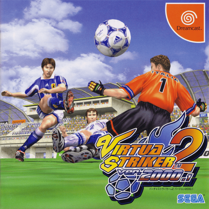Virtua Striker 2 Ver. 2000.1 — box-2D (JP)