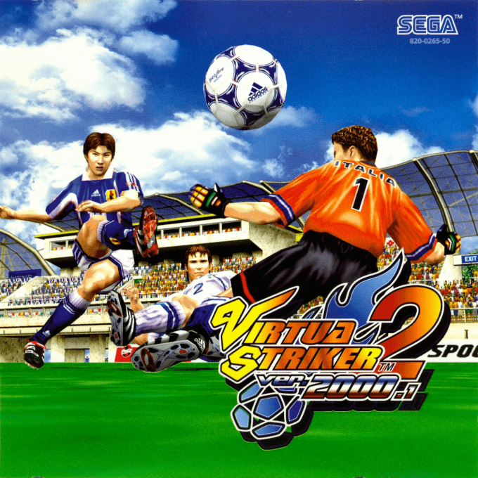 Virtua Striker 2 Ver. 2000.1 — box-2D (EU)