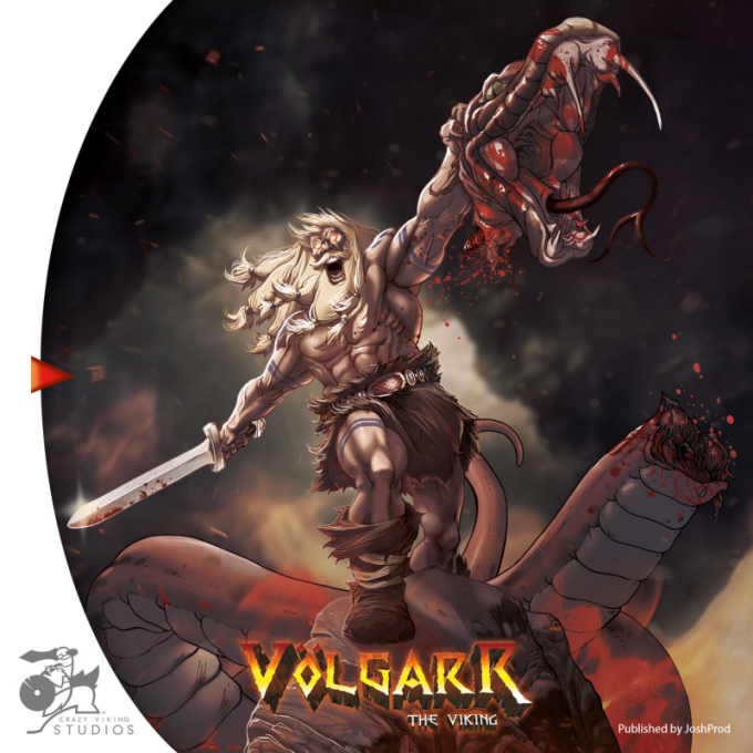 Völgarr The Viking . box art