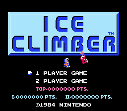 Ice Climber — sstitle (WOR)