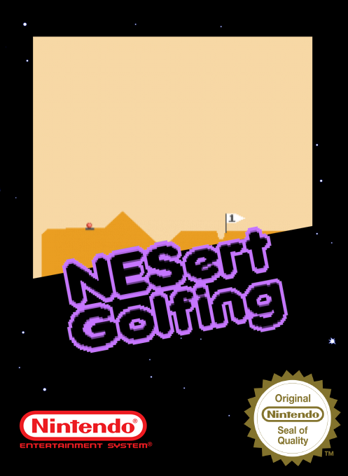 NESert Golfing box art