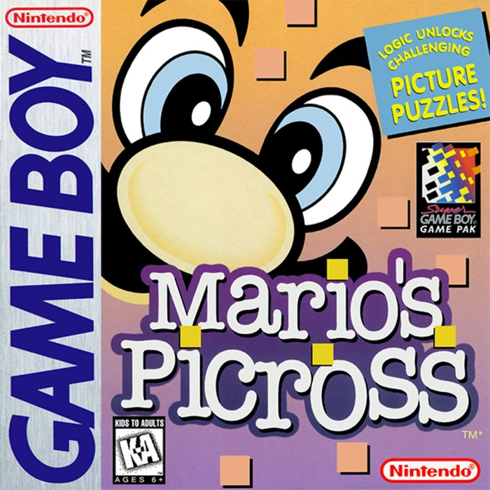 Mario's Picross box art