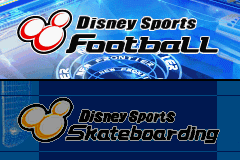 2 Disney Games - Disney Sports - Football + Disney Sports - Skateboarding — sstitle (EU)