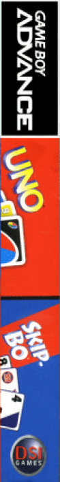 2 Game Pack! - Uno + Skip-bo — box-2D-side (US)