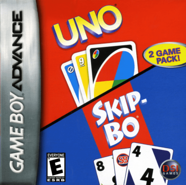 2 Game Pack! - Uno + Skip-bo box art