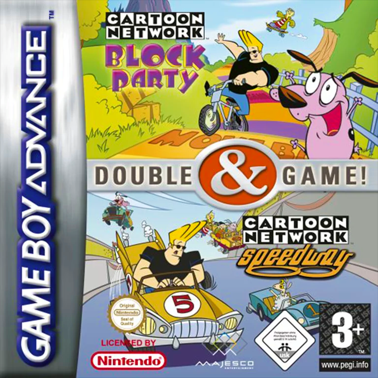 2 Games In 1 - Cartoon Network Block Party + Cartoon Network Speedway — box-2D (EU)