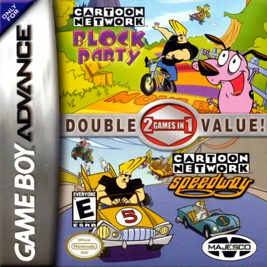 2 Games In 1 - Cartoon Network Block Party + Cartoon Network Speedway box art
