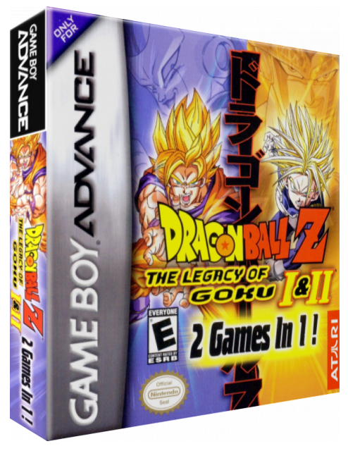 2 Games In 1 - Dragon Ball Z - The Legacy Of Goku 1 And 2 — box-3D (US)