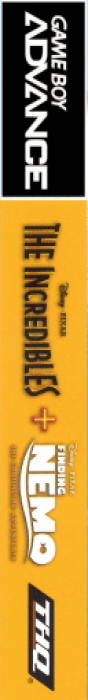 2 Games In 1 - Finding Nemo - The Continuing Adventures + The Incredibles — box-2D-side (US)