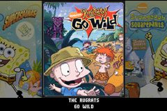 2 Games In 1 - Spongebob Squarepants - Supersponge + Rugrats Go Wild — ss (WOR)